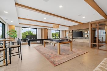Spacious clubhouse